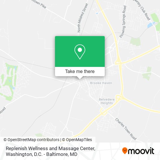 Mapa de Replenish Wellness and Massage Center