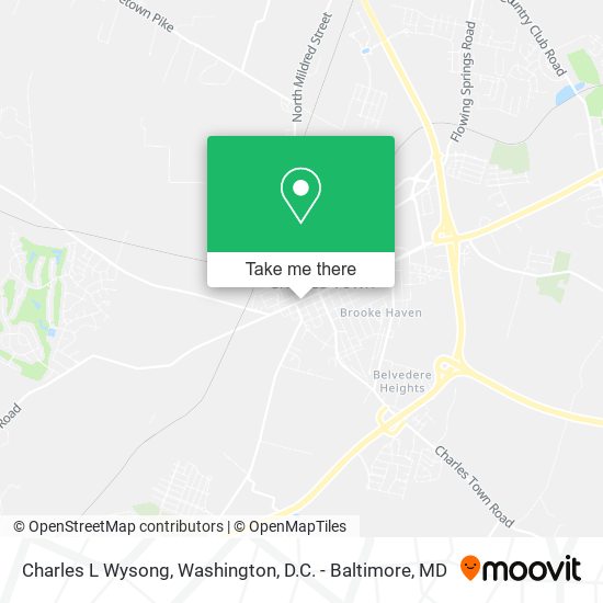 Charles L Wysong map