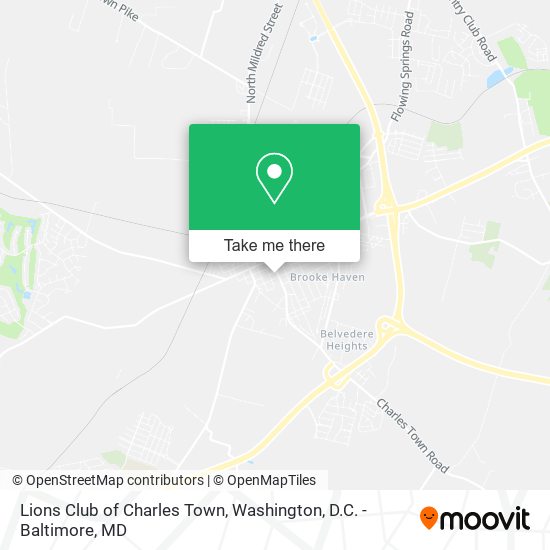Mapa de Lions Club of Charles Town