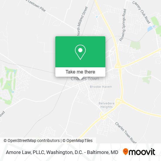 Amore Law, PLLC map