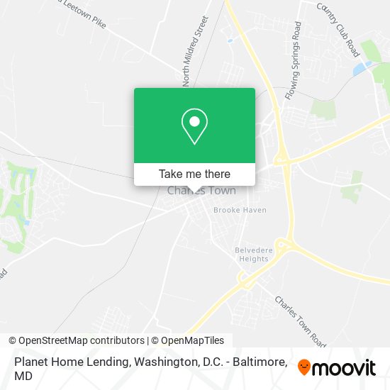 Mapa de Planet Home Lending