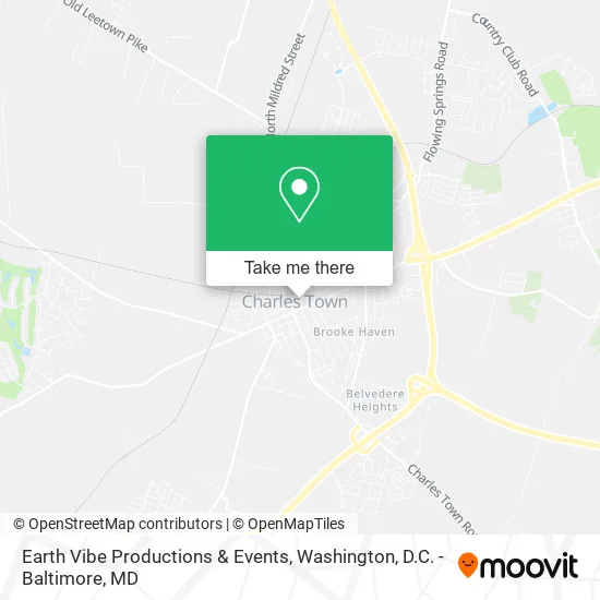 Mapa de Earth Vibe Productions & Events