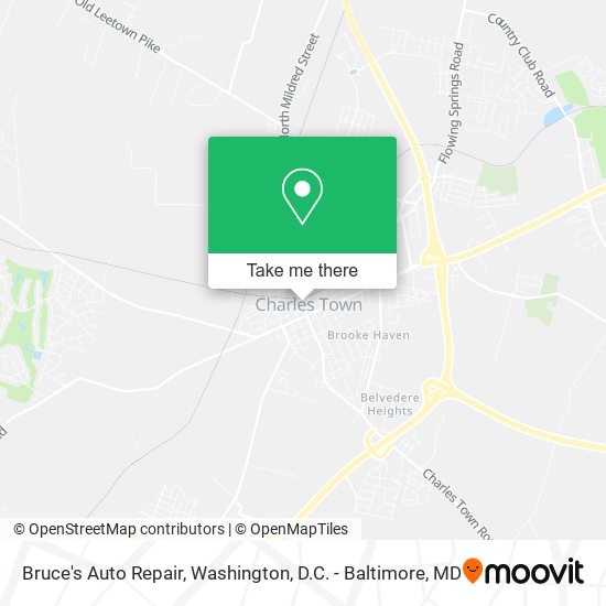 Bruce's Auto Repair map