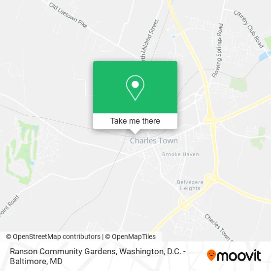 Ranson Community Gardens map