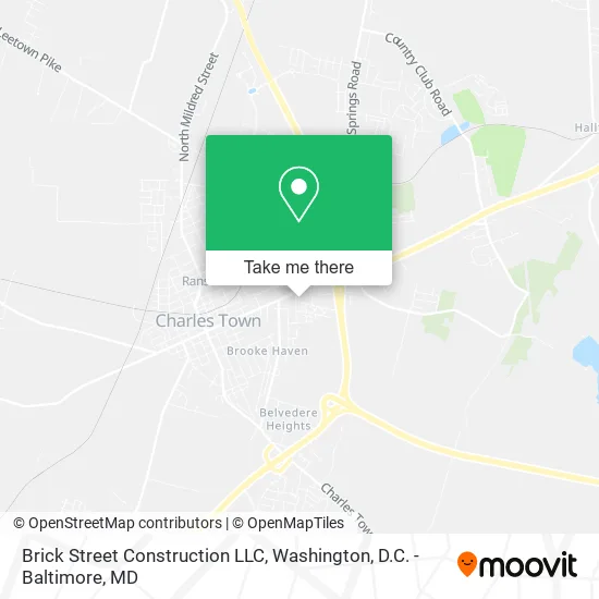 Brick Street Construction LLC map