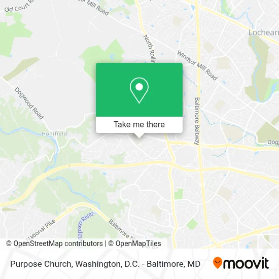 Purpose Church map