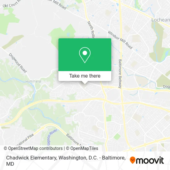 Chadwick Elementary map