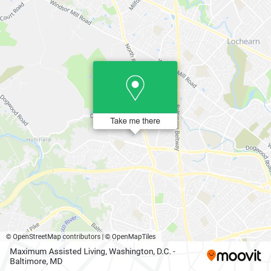 Mapa de Maximum Assisted Living