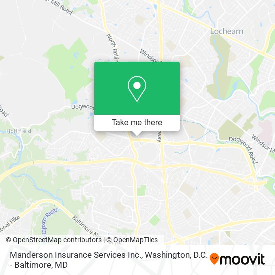 Mapa de Manderson Insurance Services Inc.