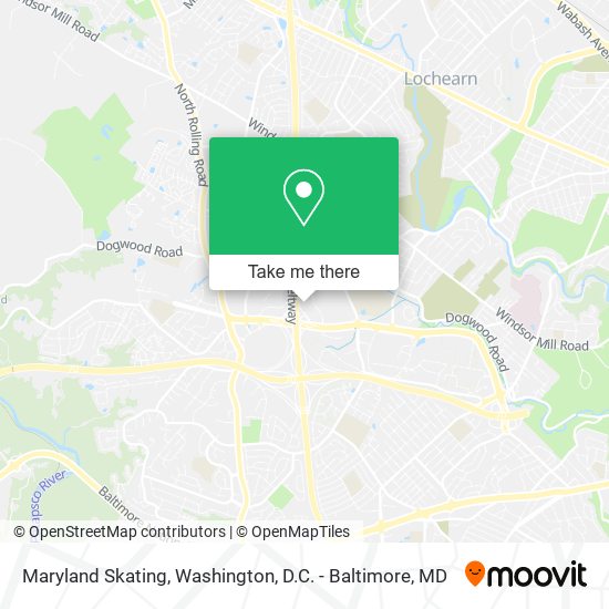 Maryland Skating map