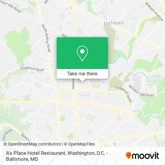 A's Place Hotel Restaurant map