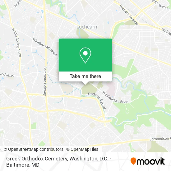 Greek Orthodox Cemetery map