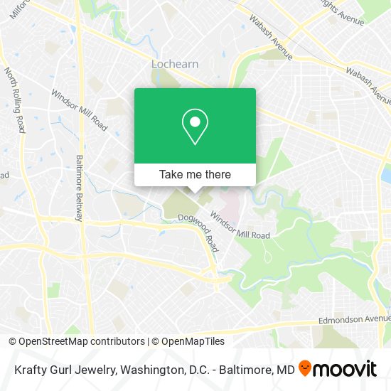 Mapa de Krafty Gurl Jewelry