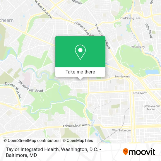 Taylor Integrated Health map