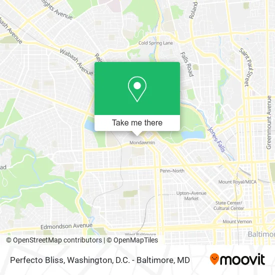 Mapa de Perfecto Bliss