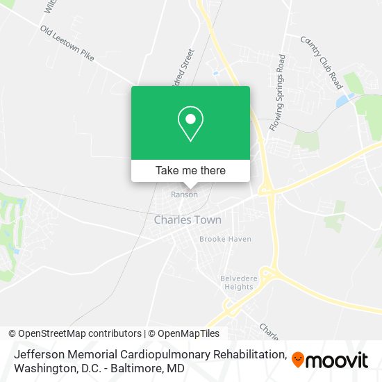 Mapa de Jefferson Memorial Cardiopulmonary Rehabilitation