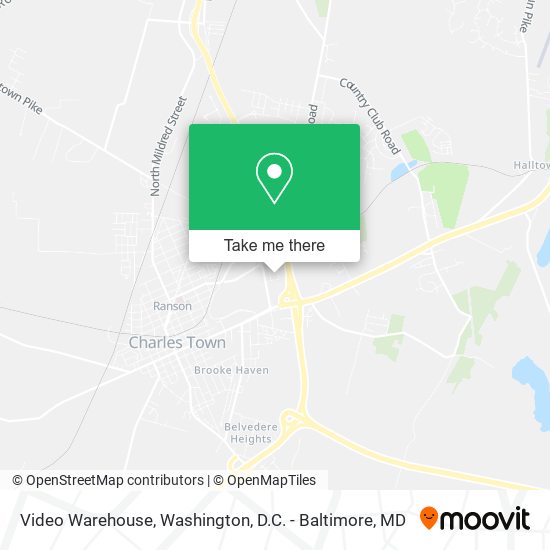 Video Warehouse map