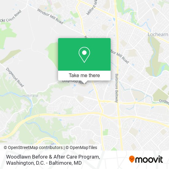 Mapa de Woodlawn Before & After Care Program