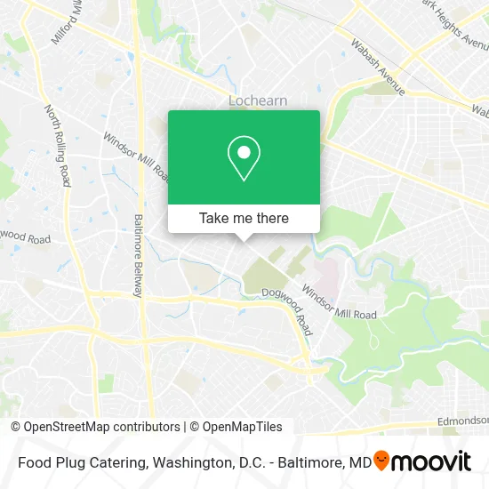 Food Plug Catering map