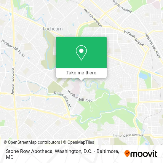 Stone Row Apotheca map