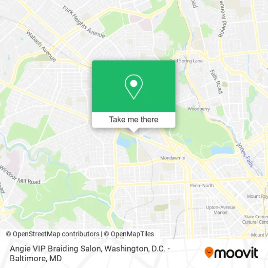 Angie VIP Braiding Salon map