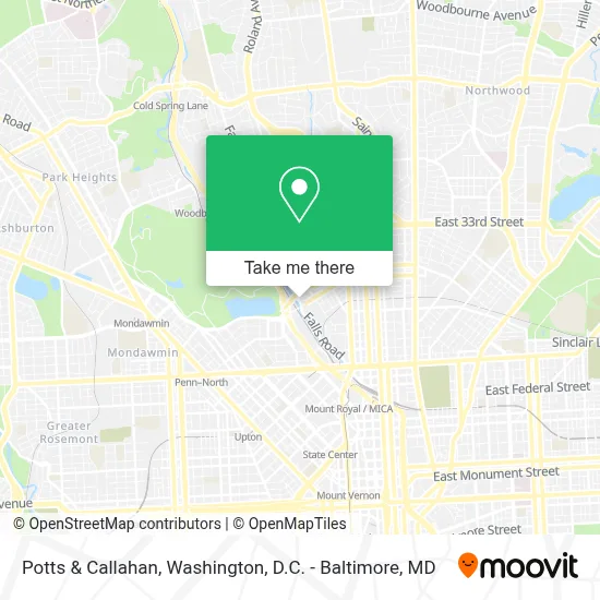 Potts & Callahan map