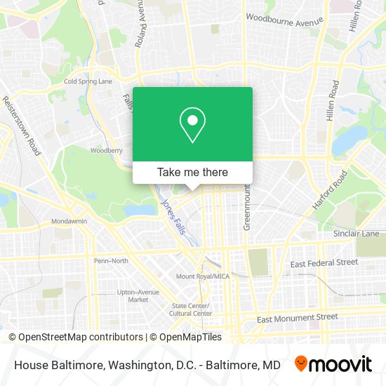 House Baltimore map