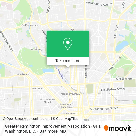 Greater Remington Improvement Association - Gria map