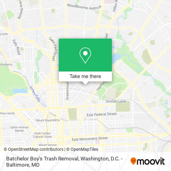 Mapa de Batchelor Boy's Trash Removal