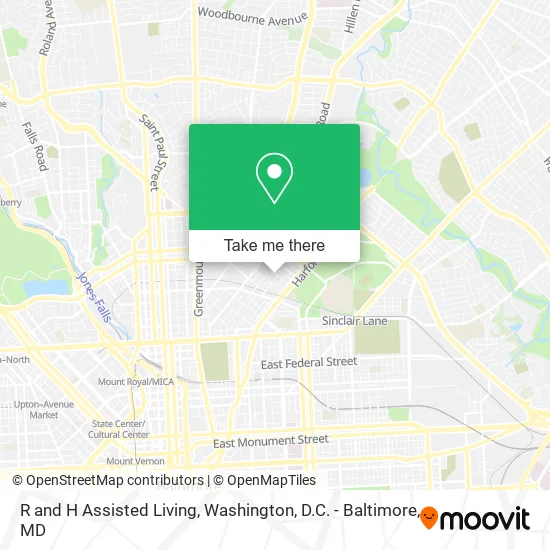 Mapa de R and H Assisted Living