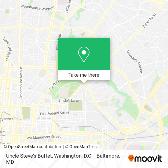 Mapa de Uncle Steve's Buffet