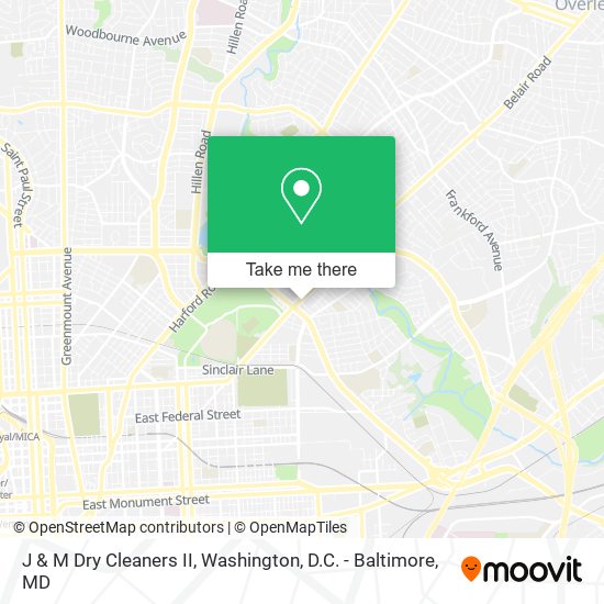 Mapa de J & M Dry Cleaners II