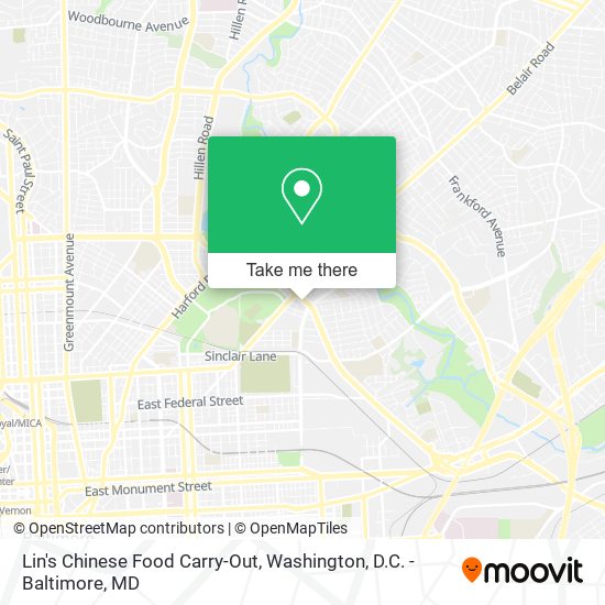 Lin's Chinese Food Carry-Out map