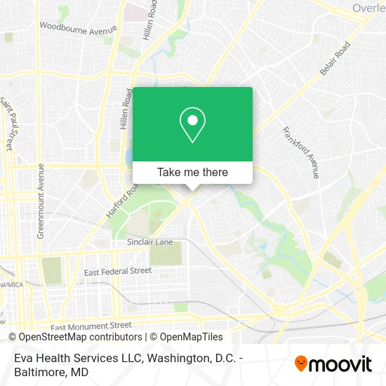 Eva Health Services LLC map