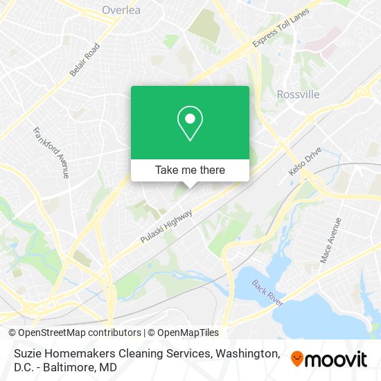 Mapa de Suzie Homemakers Cleaning Services