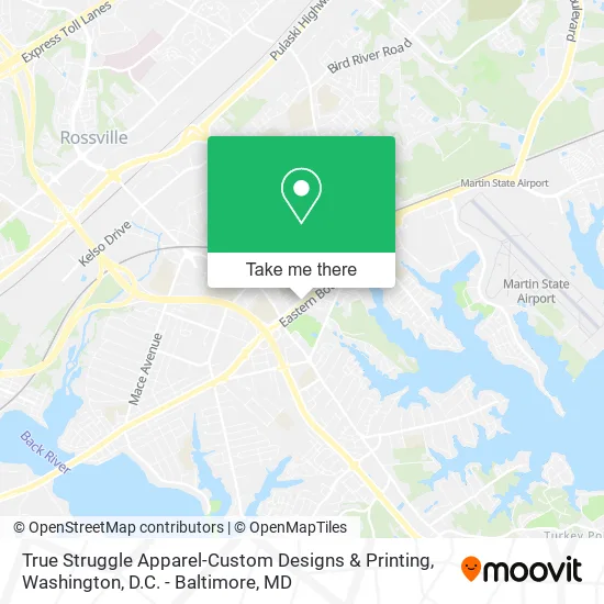Mapa de True Struggle Apparel-Custom Designs & Printing