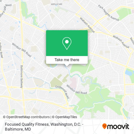 Focused Quality Fitness map
