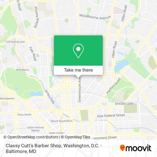 Mapa de Classy Cutt's Barber Shop