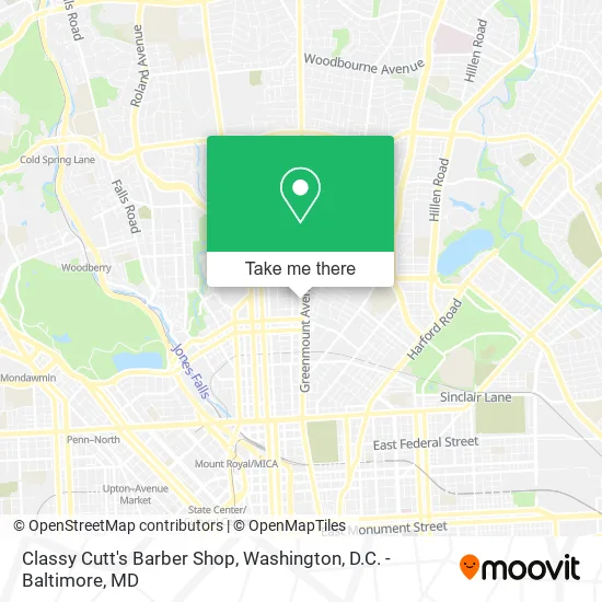Mapa de Classy Cutt's Barber Shop