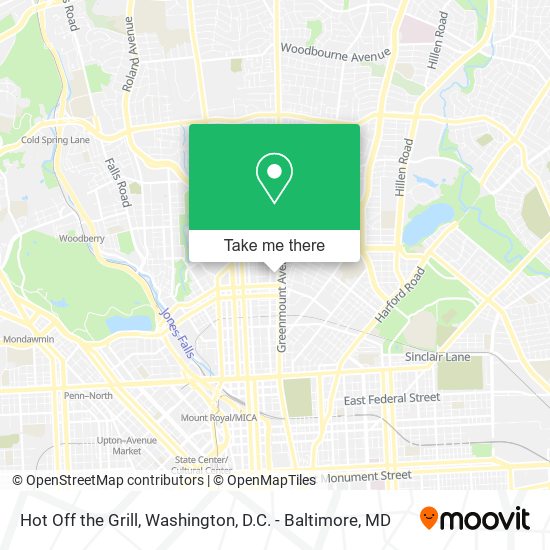 Hot Off the Grill map