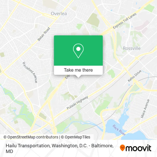 Hailu Transportation map