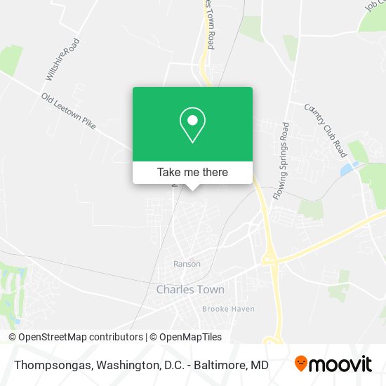 Thompsongas map
