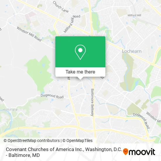 Covenant Churches of America Inc. map