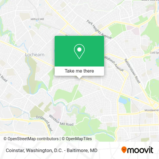 Coinstar map