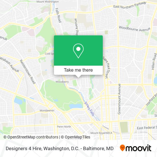 Designers 4 Hire map