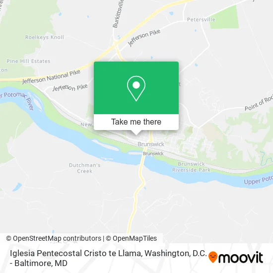 Iglesia Pentecostal Cristo te Llama map