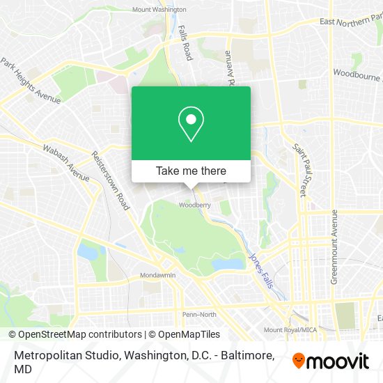 Mapa de Metropolitan Studio