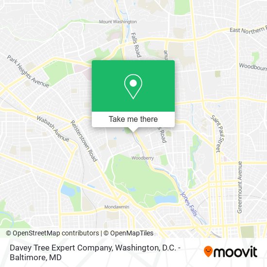 Davey Tree Expert Company map