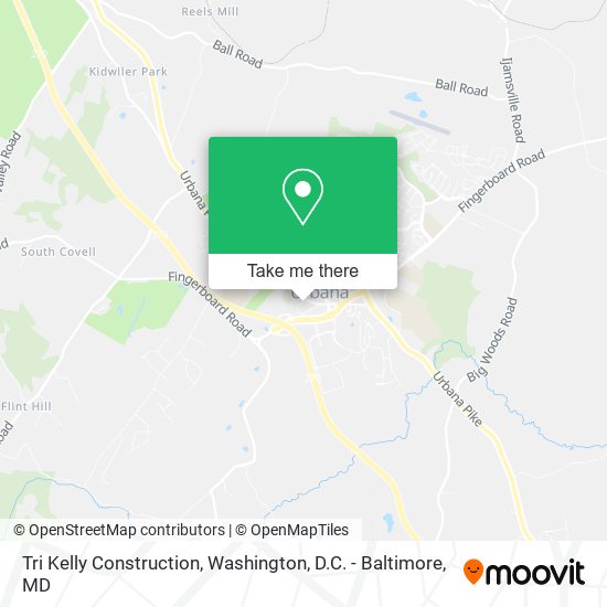 Tri Kelly Construction map