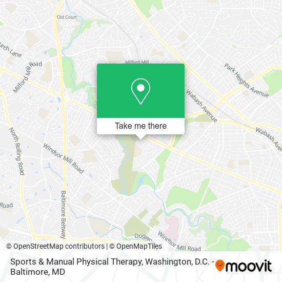 Sports & Manual Physical Therapy map